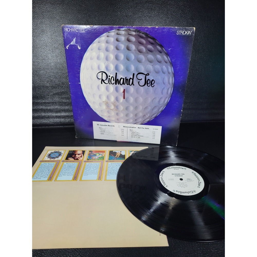 Rare Richard Tee ex / m- white label promo GF LP Strokin' Plays Super Clean!!